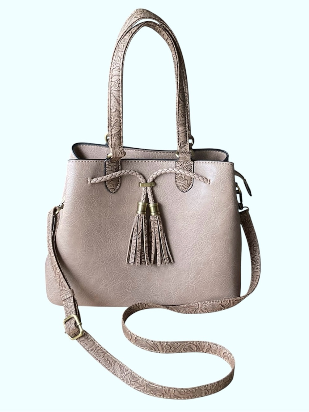 Beige Handbag